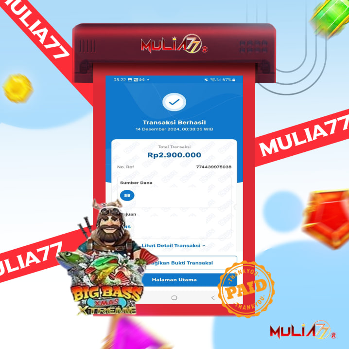 Menang Jackpot Slot Online Gacor MULIA77 Resmi Rp 2.900.000