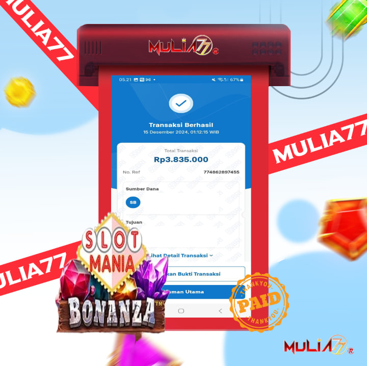 Menang Jackpot Slot Online Gacor MULIA77 Resmi Rp 3.835.000