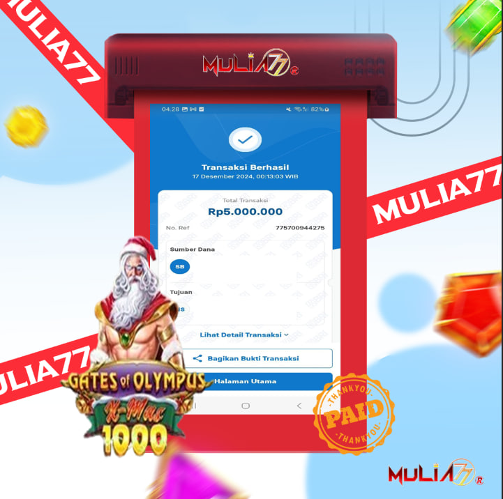 Menang Jackpot Slot Online Gacor MULIA77 Resmi Rp 5.000.000	