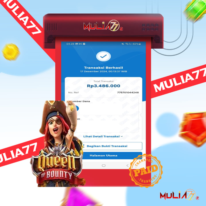 Menang Jackpot Slot Online Gacor MULIA77 Resmi Rp 3.486.000
