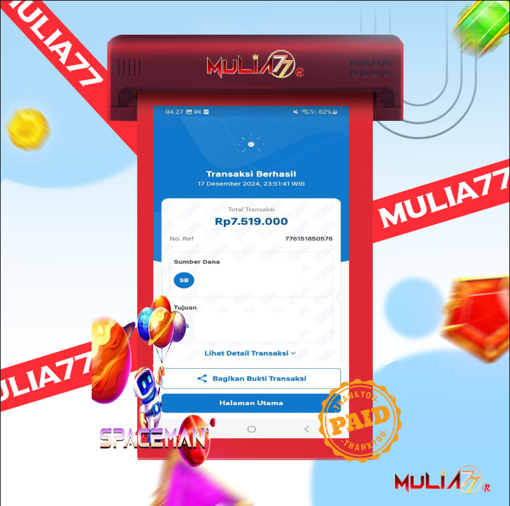 Menang Jackpot Slot Online Gacor MULIA77 Resmi Rp 7.519.000