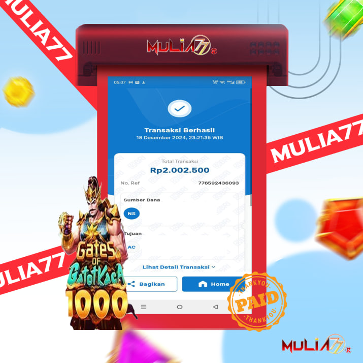 Menang Jackpot Slot Online Gacor MULIA77 Resmi Rp 2.000.000