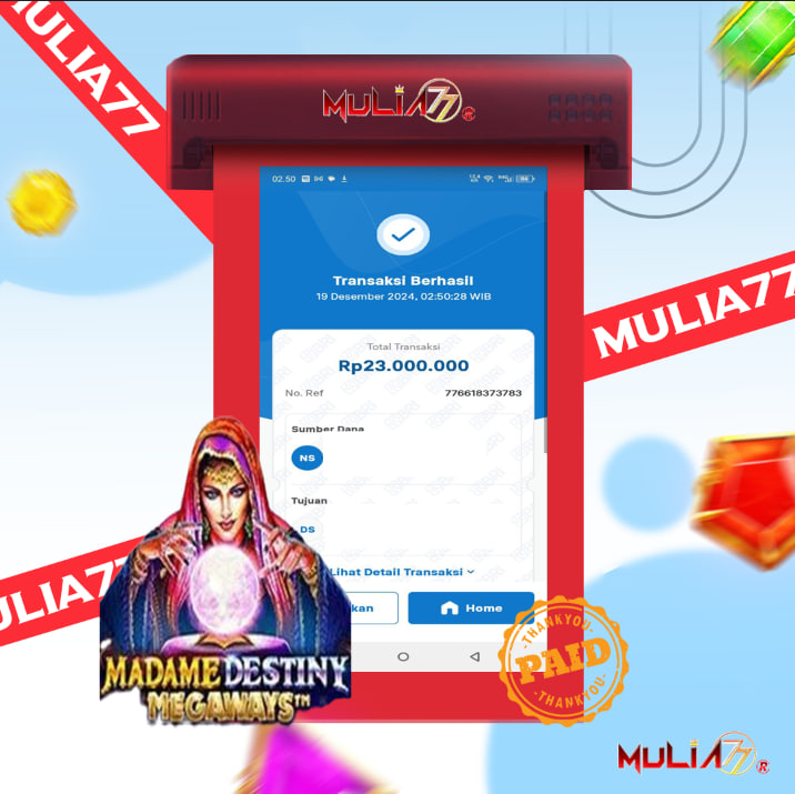 Menang Jackpot Slot Online Gacor MULIA77 Resmi Rp 23.000.000