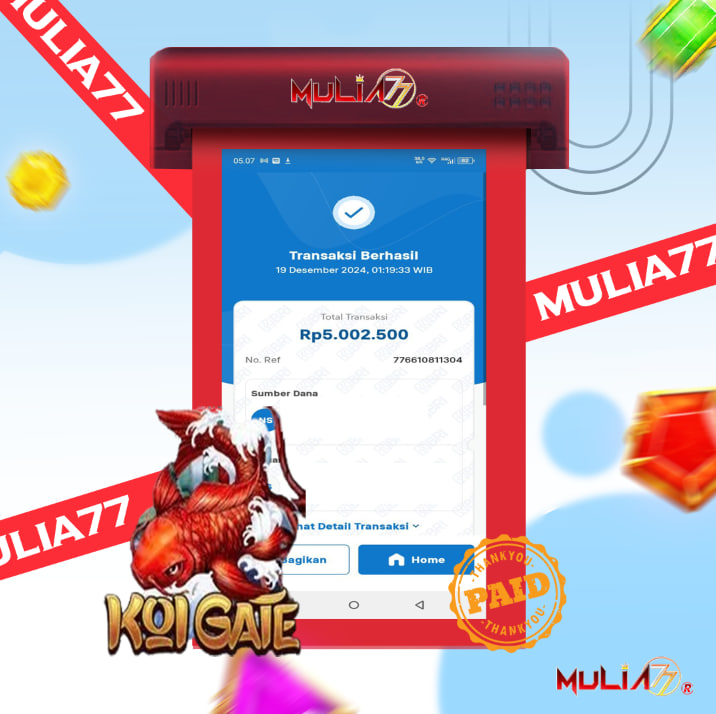 Menang Jackpot Slot Online Gacor MULIA77 Resmi Rp 5.000.000