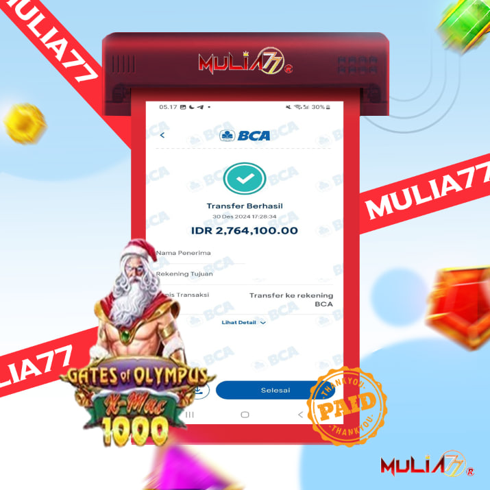 Menang Jackpot Slot Online Gacor MULIA77 Resmi Rp 2.764.000
