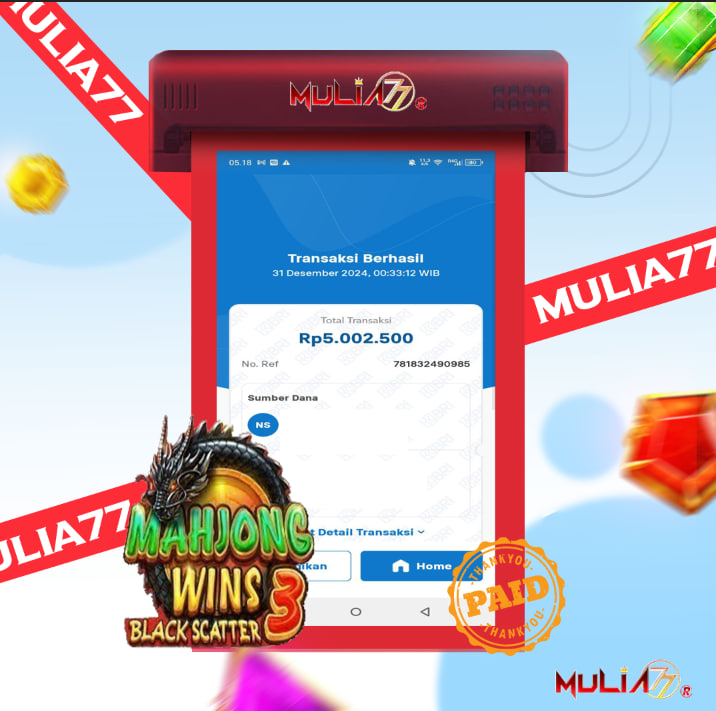 Menang Jackpot Slot Online Gacor MULIA77 Resmi Rp 5.000.000