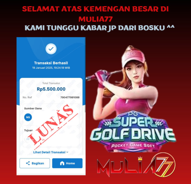 Menang Jackpot Slot Online Gacor MULIA77 Resmi Rp 5.500.000