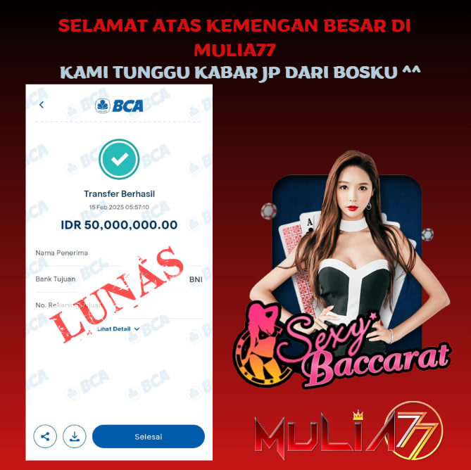 Menang Jackpot Slot Online Gacor MULIA77 Resmi Rp 50.000.000