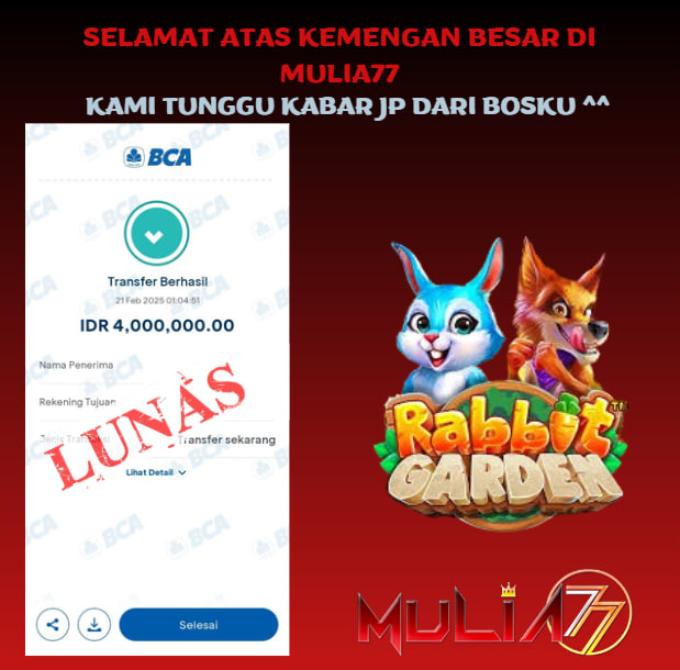 Menang Jackpot Slot Online Gacor MULIA77 Resmi Rp 4.000.000