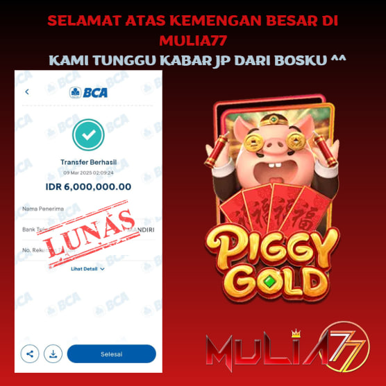 Menang Jackpot Slot Online Gacor MULIA77 Resmi Rp 6.000.000