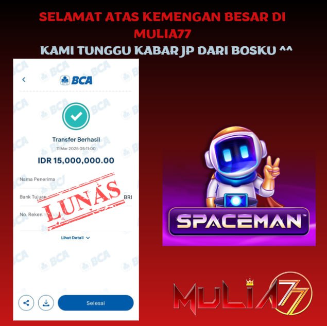Menang Jackpot Slot Online Gacor MULIA77 Resmi Rp 15.000.000