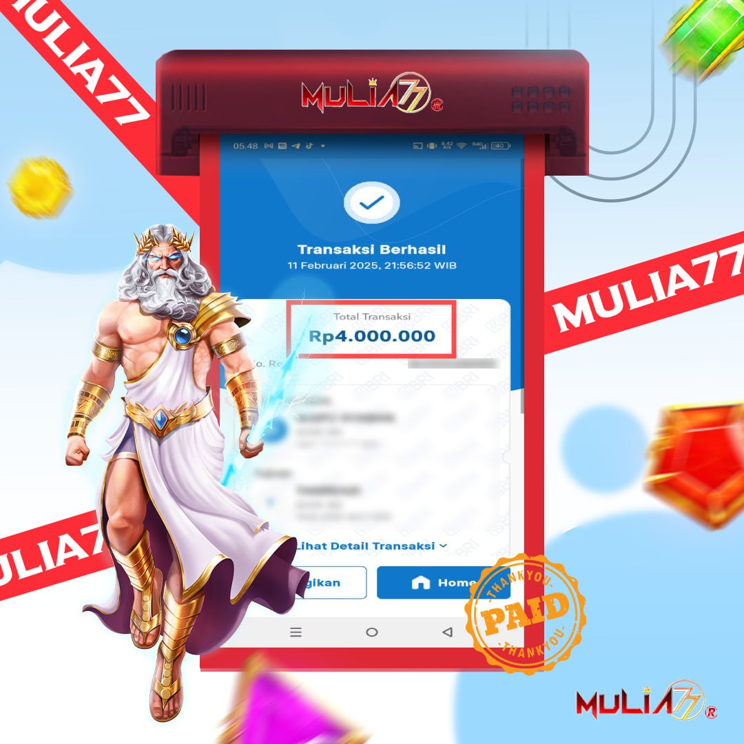 Menang Jackpot Slot Online Gacor MULIA77 Resmi Rp 4.000.000