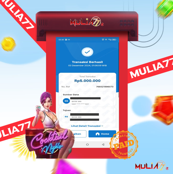 Menang Jackpot Slot Online Gacor MULIA77 Resmi Rp 5.000.000