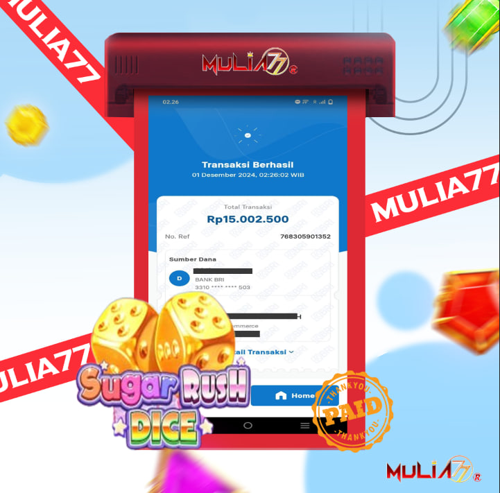 Menang Jackpot Slot Online Gacor MULIA77 Resmi Rp 40.050.000