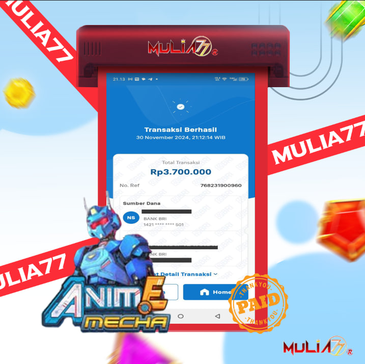 Menang Jackpot Slot Online Gacor MULIA77 Resmi Rp 10.002.500