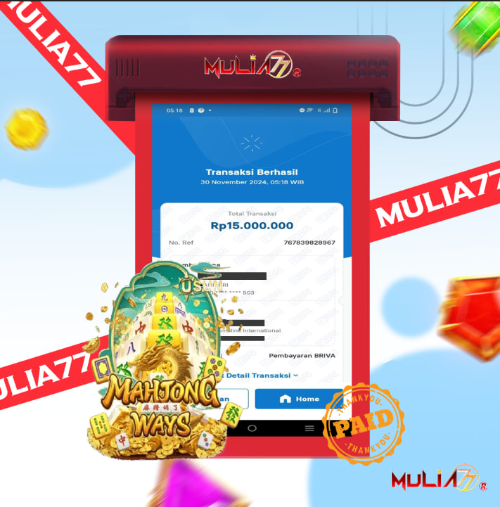 Menang Jackpot Slot Online Gacor MULIA77 Resmi Rp 2.900.000