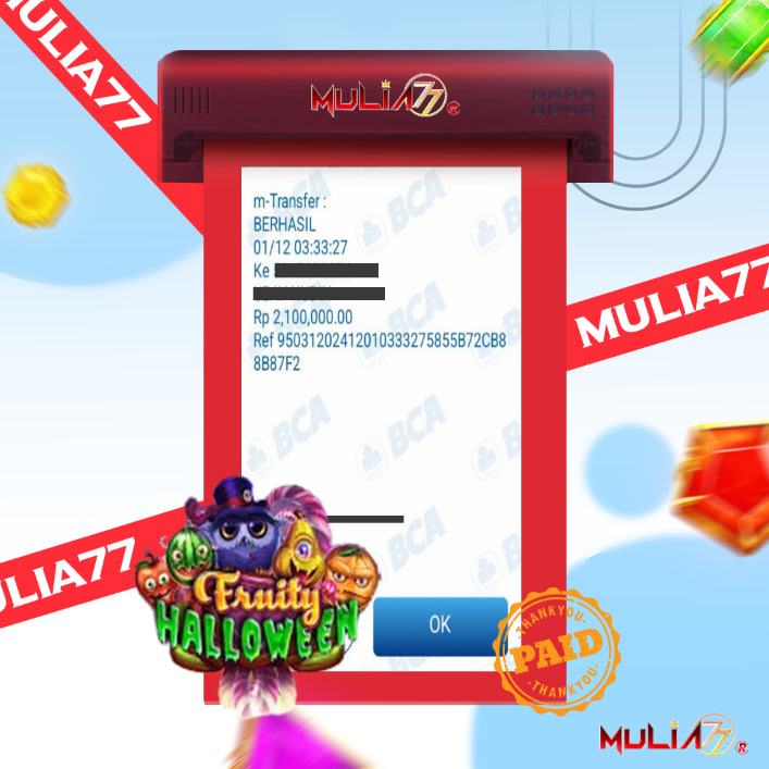 Menang Jackpot Slot Online Gacor MULIA77 Resmi Rp 2.100.000