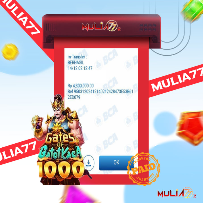Menang Jackpot Slot Online Gacor MULIA77 Resmi Rp 4.300.000