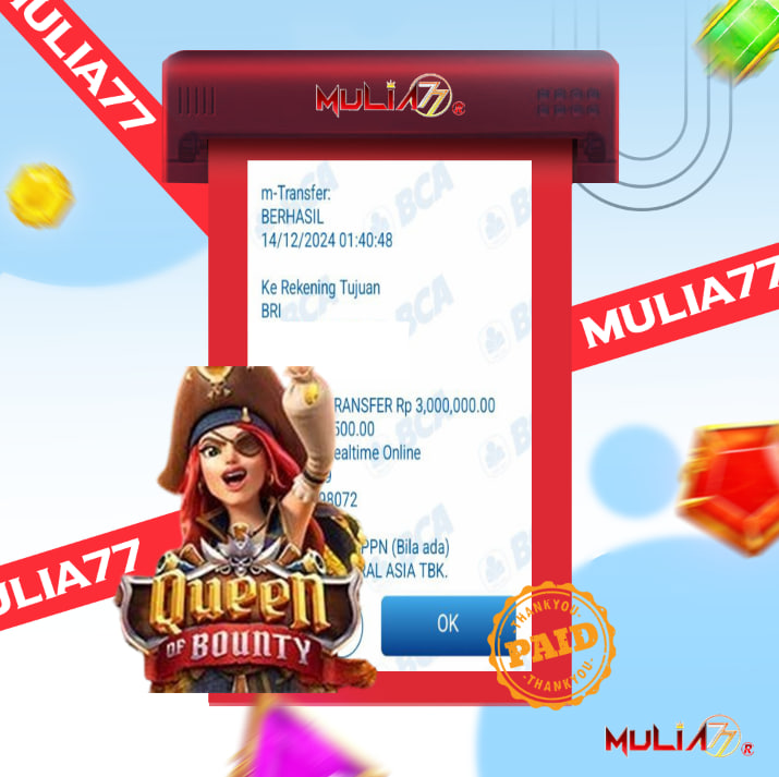 Menang Jackpot Slot Online Gacor MULIA77 Resmi Rp 3.000.000