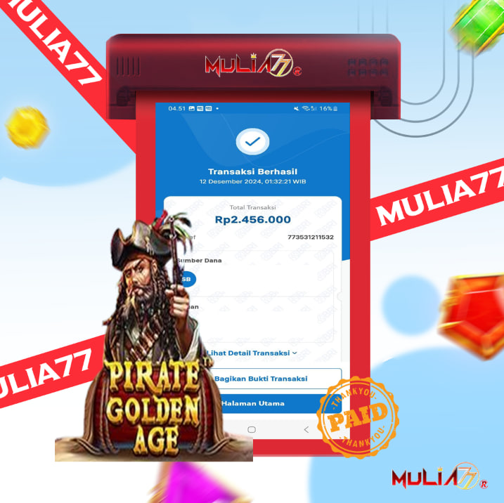 Menang Jackpot Slot Online Gacor MULIA77 Resmi Rp 2.456.000