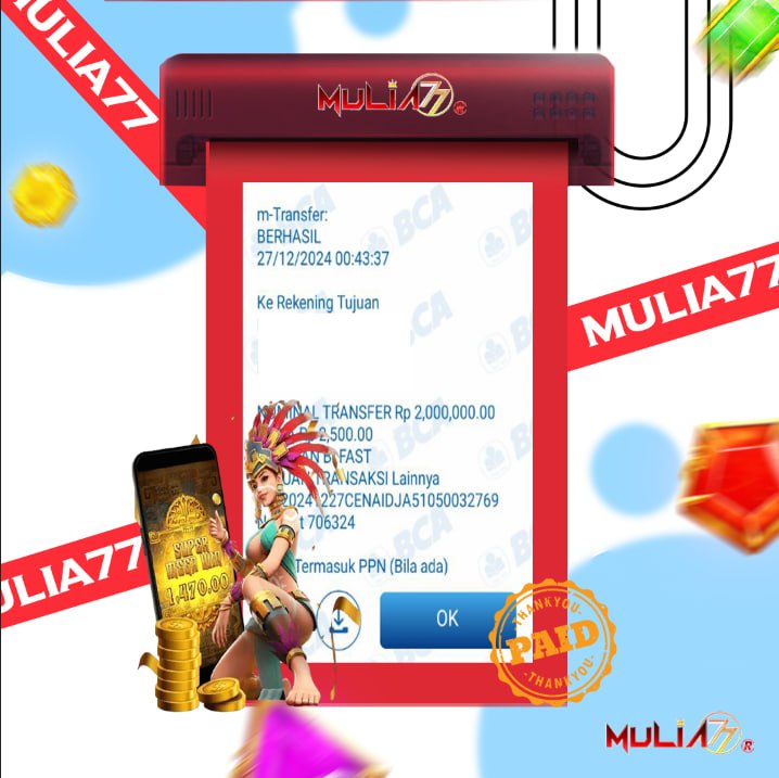 Menang Jackpot Slot Online Gacor MULIA77 Resmi Rp 2.000.000