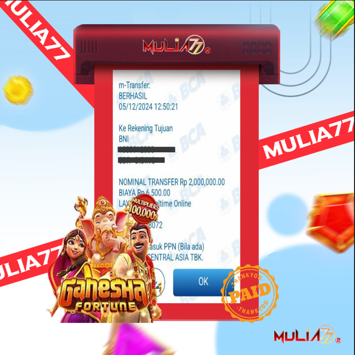 Menang Jackpot Slot Online Gacor MULIA77 Resmi Rp 2.000.000