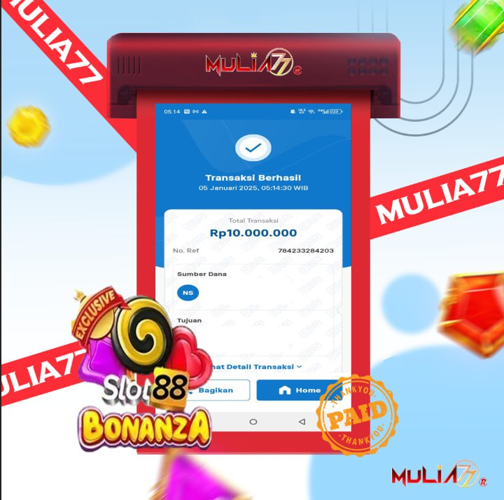 Menang Jackpot Slot Online Gacor MULIA77 Resmi Rp 10.000.000