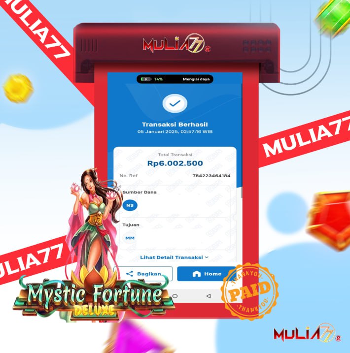 Menang Jackpot Slot Online Gacor MULIA77 Resmi Rp 6.000.000