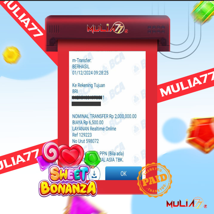 Menang Jackpot Slot Online Gacor MULIA77 Resmi Rp 14.601.000