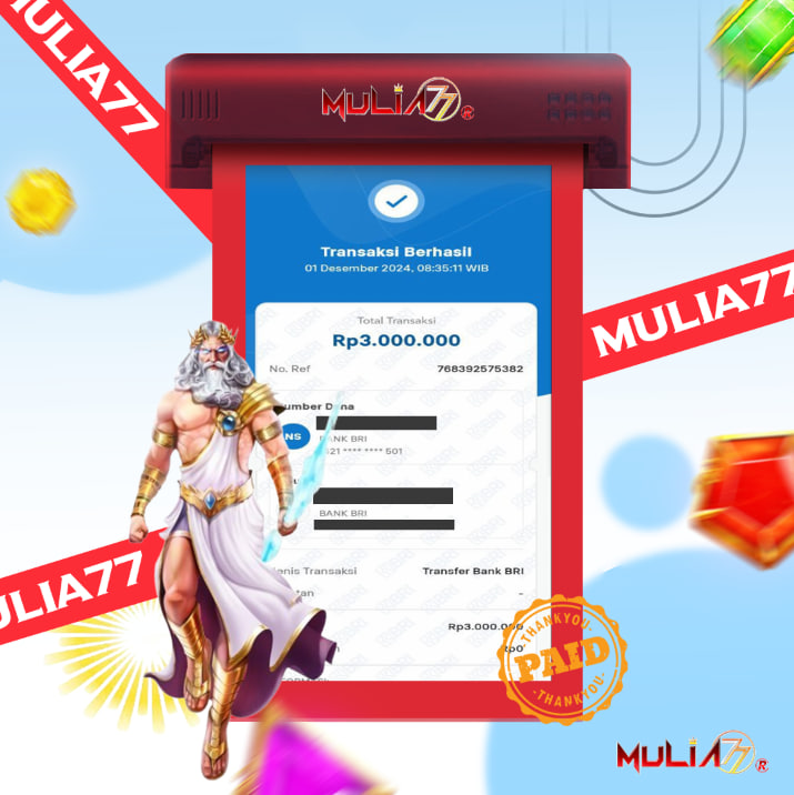 Menang Jackpot Slot Online Gacor MULIA77 Resmi Rp 3.000.000