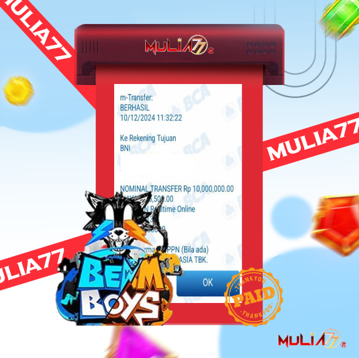 Menang Jackpot Slot Online Gacor MULIA77 Resmi Rp 10.000.000